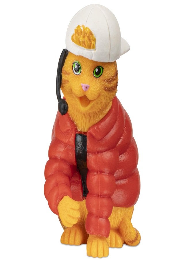 أرتشي ماكفي قطط فرقة آرتشي ماكفي الغنائية - مجموعة من 4 مجسمات من الفينيل الناعم لعشاق القطط، احتفالاً بفرقة البوب الشهيرة في التسعينيات Hiss2Purr - مجموعة ألعاب تذكارية حنينية - Image 4